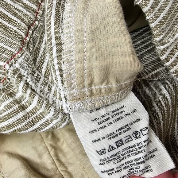 Anthropologie by Anthropologie 100% Linen  Pants Size S - Picture 8 of 9